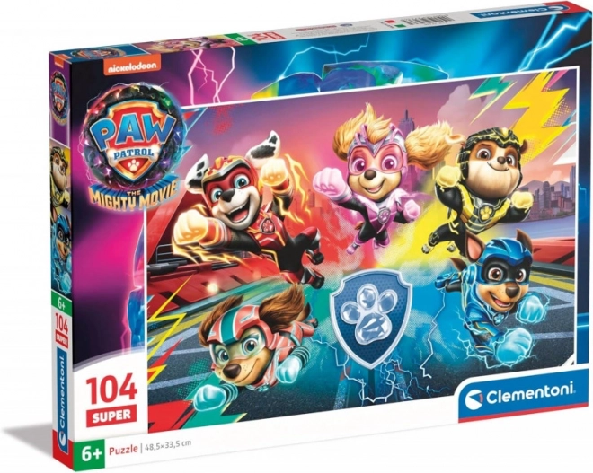 Puzzle CLEMENTONI La squadra dei cuccioli nel grande film 104 pezzi