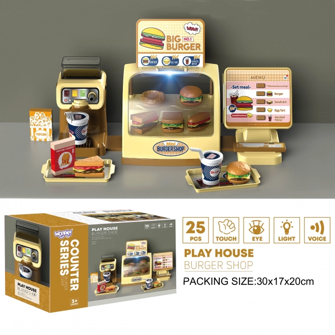 Negozio di mini hamburger per bambini Big Burger