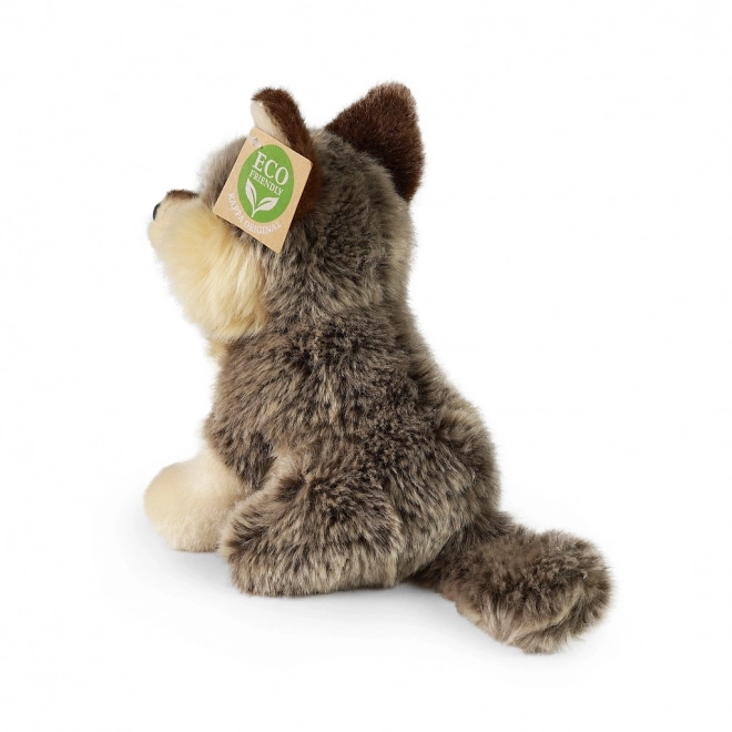 Lupo Peluche Seduto 18 cm Eco-friendly
