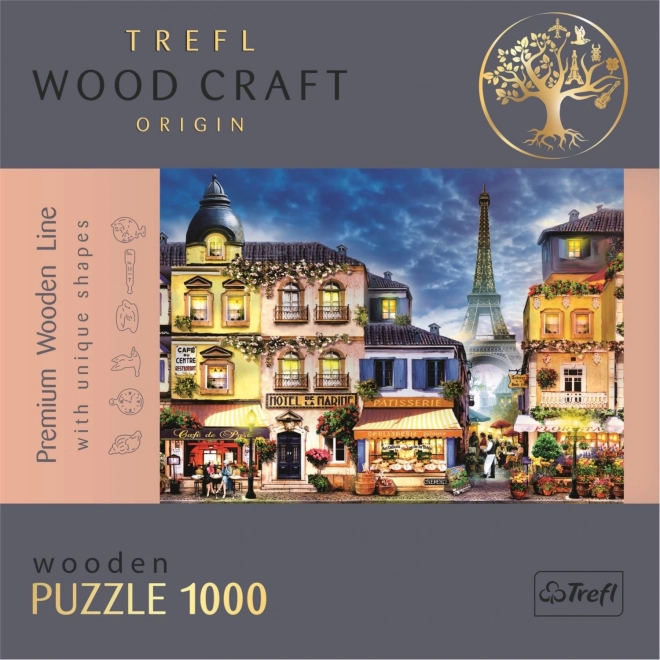 Puzzle TREFL Wood Craft Origin Strada Francese 1000 Pezzi