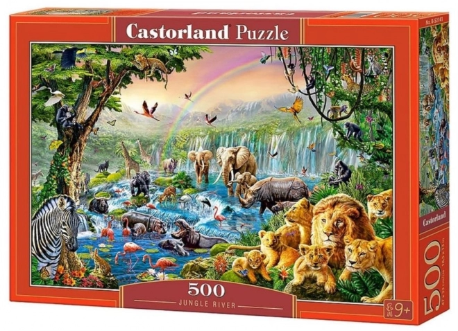 Puzzle Fiume Nella Giungla 500 Pezzi