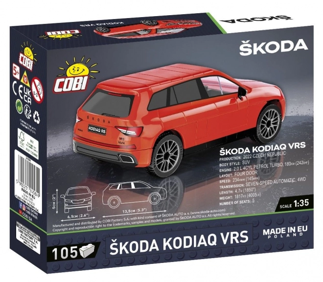 Modello da Costruzione Skoda Kodiaq VRS