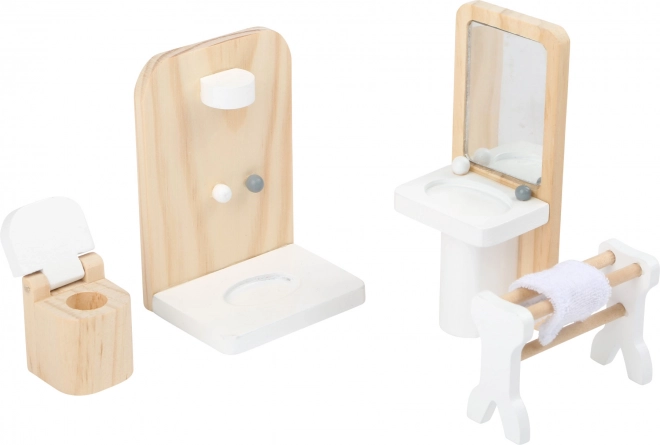 Set completo di mobili in stile scandinavo per bambole