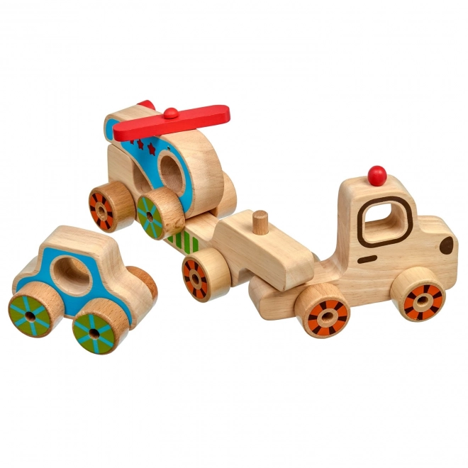 Il mio primo camion in legno - Puzzle 4 pezzi