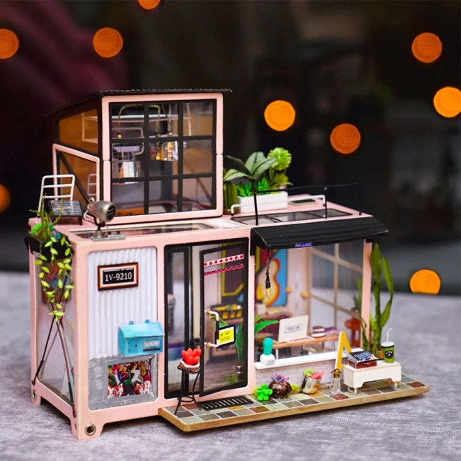 Rolife casa in miniatura fai da te: studio musicale di Kevin con luci LED