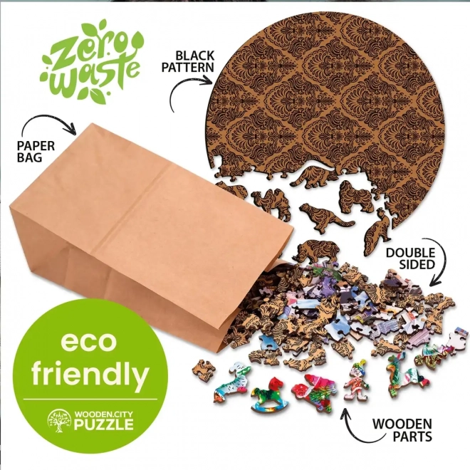 Puzzle in legno Orso Stiloso 250 pezzi