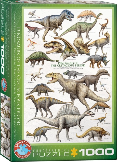 Puzzle Mondo dei Dinosauri 1000 Pezzi