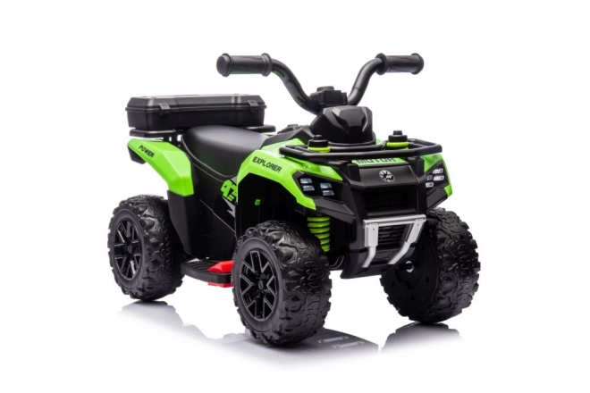 Quad per bambini a batteria verde