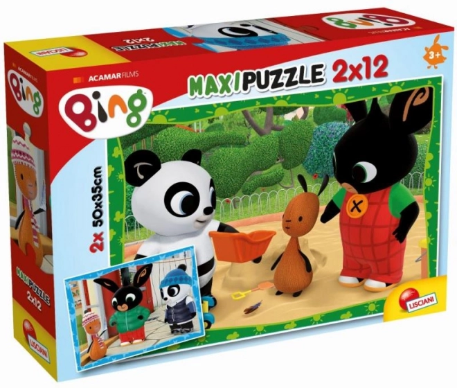 Puzzle Bing e i suoi amici 2x12 pezzi