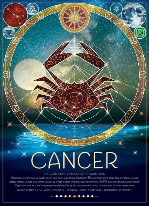 Puzzle segno zodiacale Cancro 500 pezzi