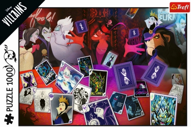 Puzzle 1000 pezzi Disney Villains Dobra Passa