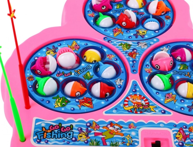 Gioco di abilità Pesca per bambini 3+ – rosa