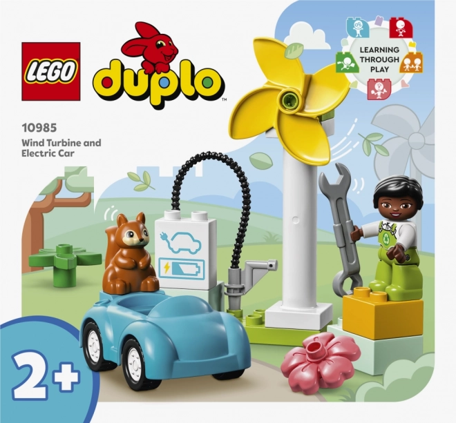 Turbina eolica e auto elettrica Lego Duplo