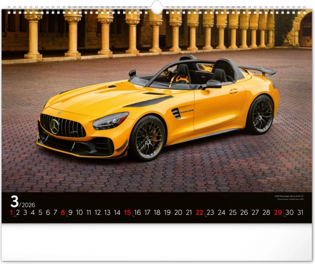 Calendario da Parete Auto Veloci 2026