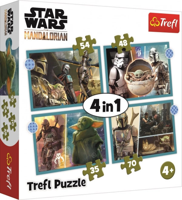 Puzzle Star Wars: Mandalorian 4 in 1