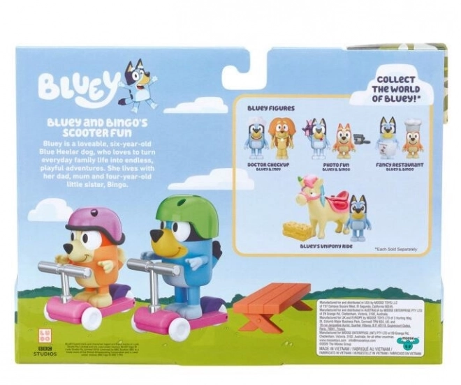 Set per il gioco sul monopattino Bluey