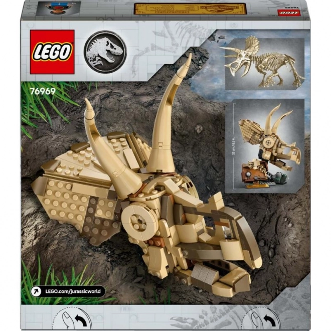 Teschio di Triceratopo LEGO Jurassic World per Bambini