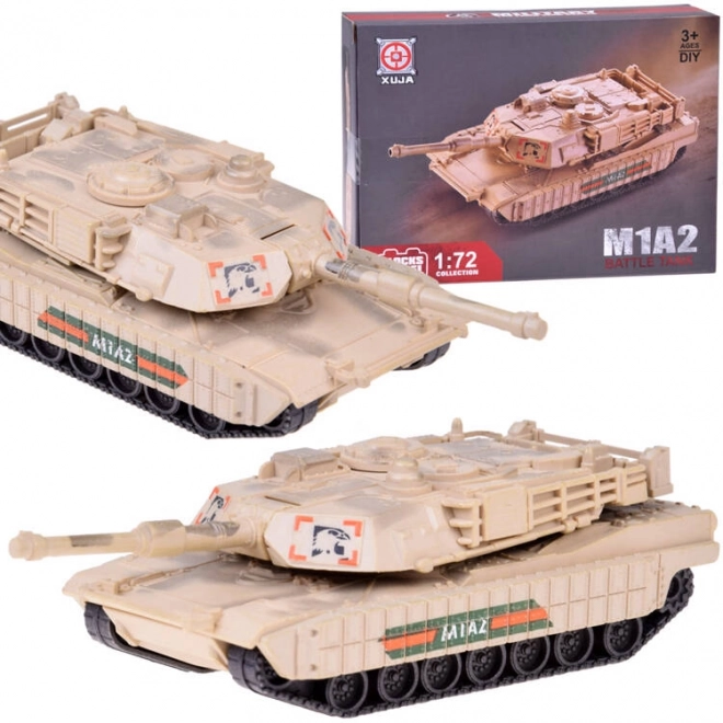 Kit costruzione carro armato americano Abrams M1A2