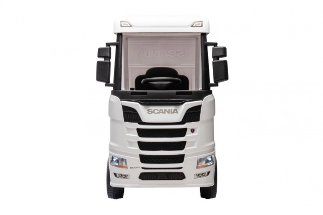 Auto giocattolo a batteria Scania bianco 4x4