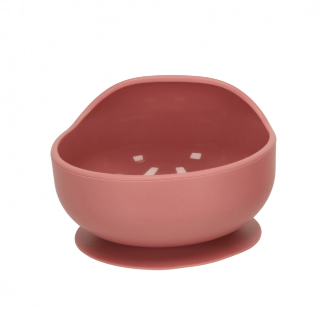 Set di stoviglie in silicone per bambini granchio 19 pezzi rosa scuro