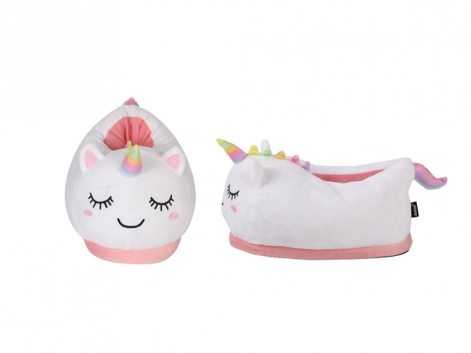 Pantofole unicorno in peluche