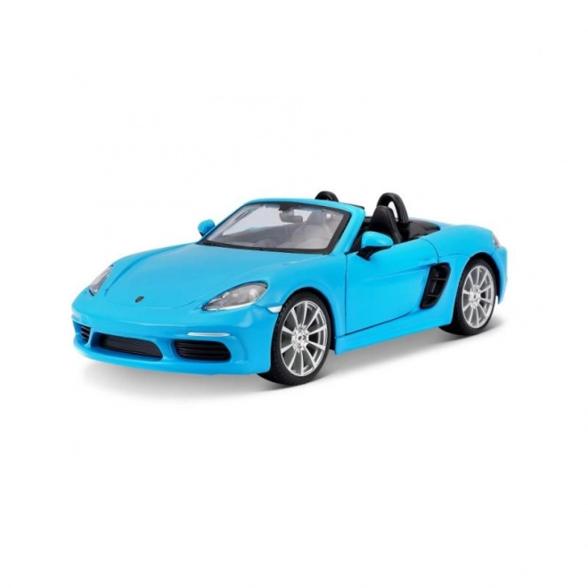 Modello Porsche 718 Boxster Scala 1:24 Blu