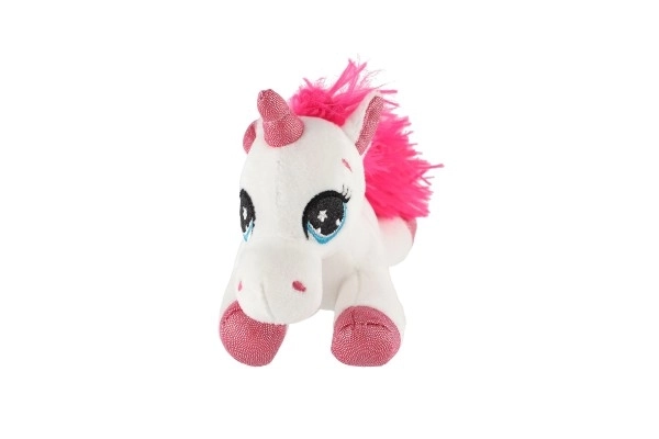 Unicorno Peluche Disteso 18cm