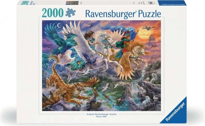 Puzzle Ravensburger Pegaso Volante 2000 Pezzi