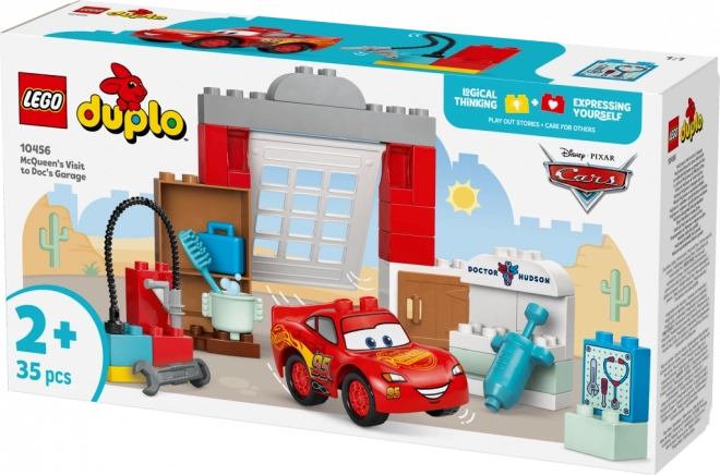 LEGO DUPLO Disney Saetta McQueen e visita al garage del dottor Hudson