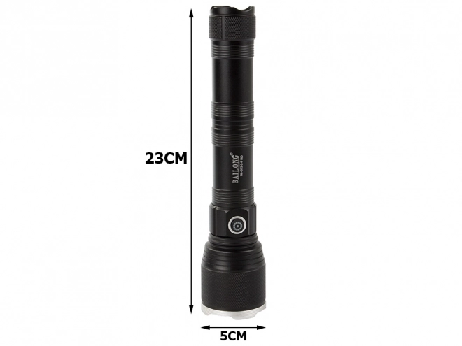 Torcia tattica militare a led Cree XHP160 con zoom