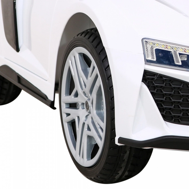 Auto elettrico per bambini Audi R8 Bianco con telecomando e ruote EVA – Bianco