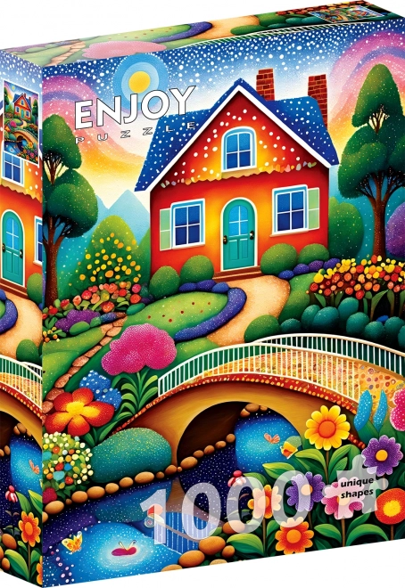 Puzzle La Casa Colorata da 1000 Pezzi