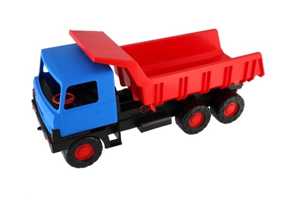 Camion Tatra 815 cabina rossa cassone blu plastica 75cm