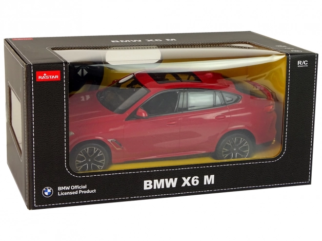 Auto R/C Bmw X6 M Rastar rosso