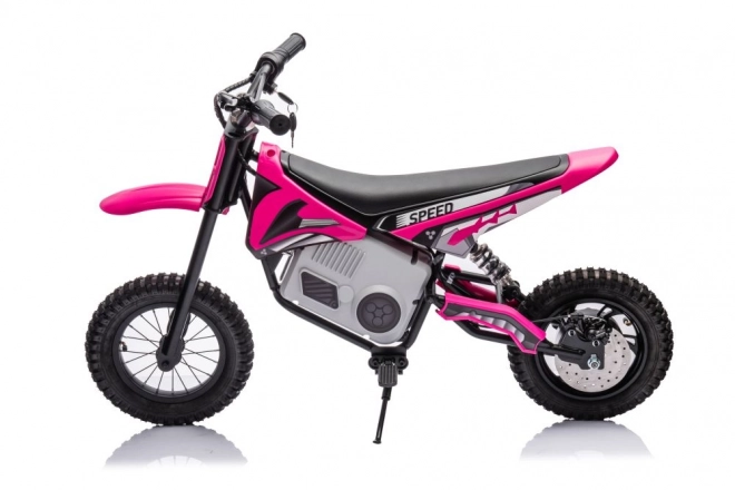 Moto cross rosa a batterie