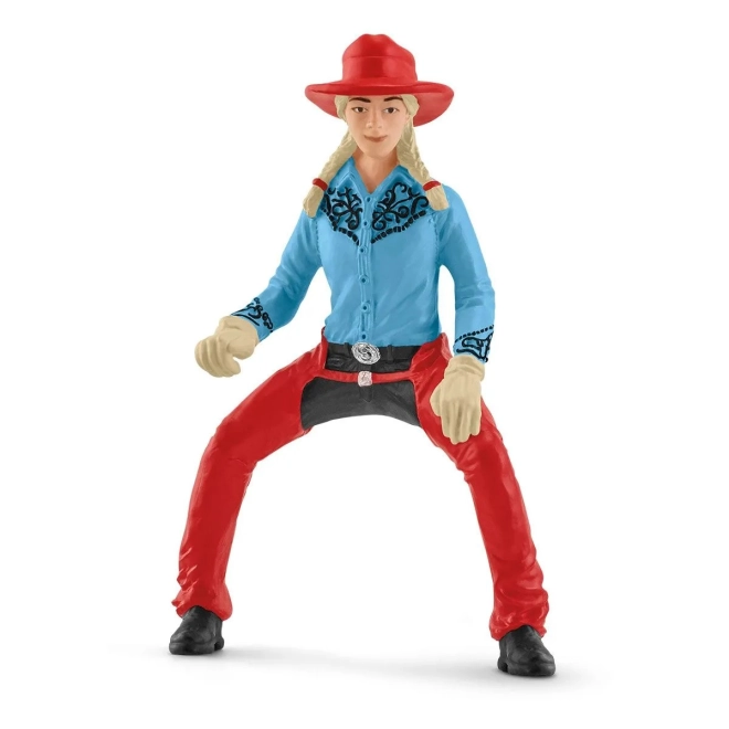 Figurina dettagliata di cowgirl