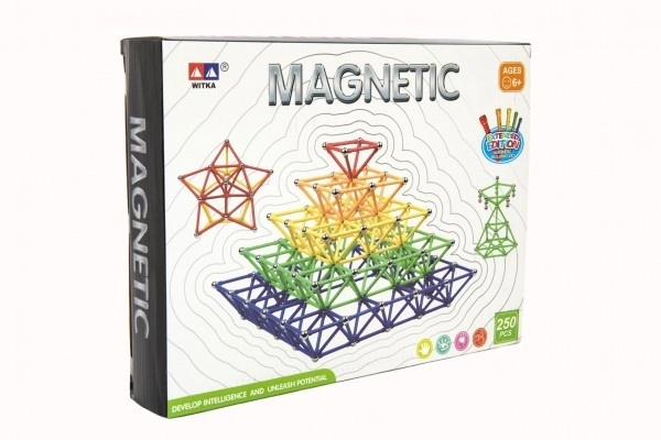 Set di costruzioni magnetiche 250 pezzi