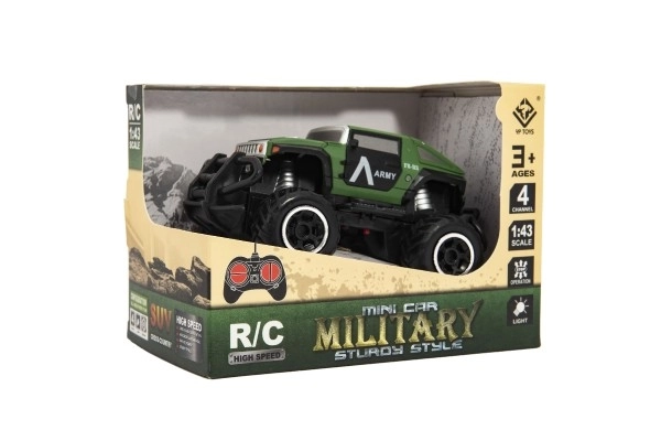 Mini SUV militare RC con telecomando