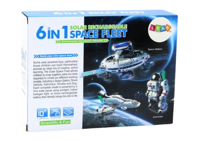 Set educativo solare 6 in 1 astronavi con astronauta