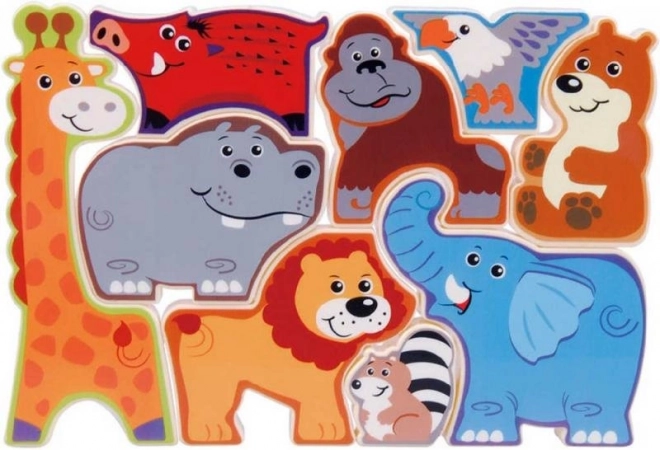 Puzzle Safari Cubi in Plastica