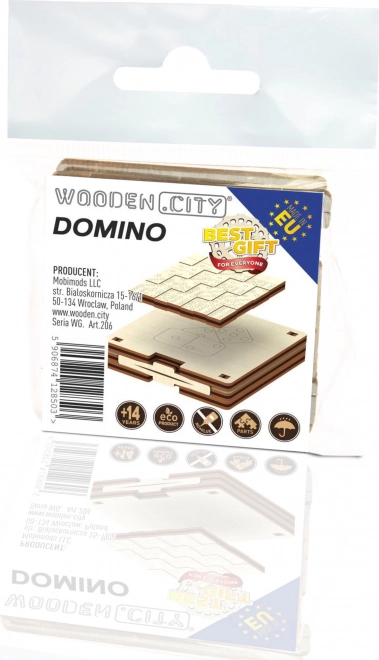 Puzzle 3D in legno - Gioco del Domino