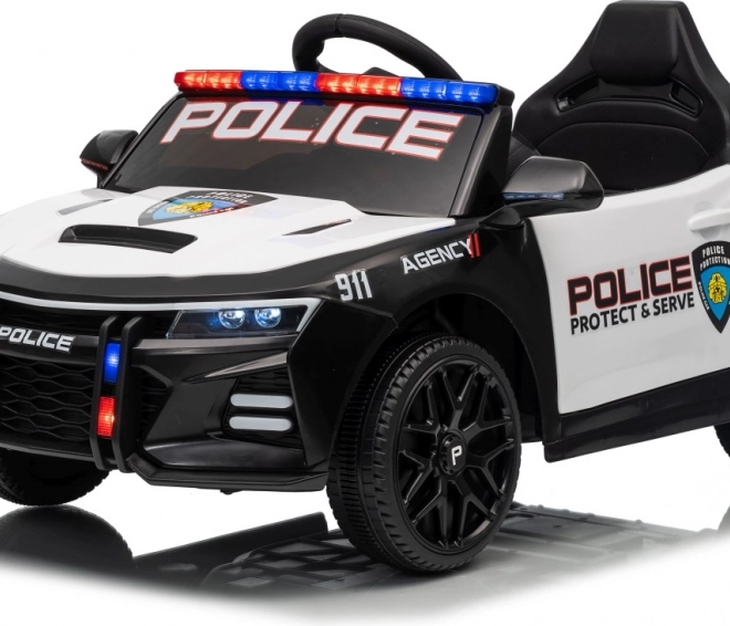 auto della polizia nero 911 Agenzia