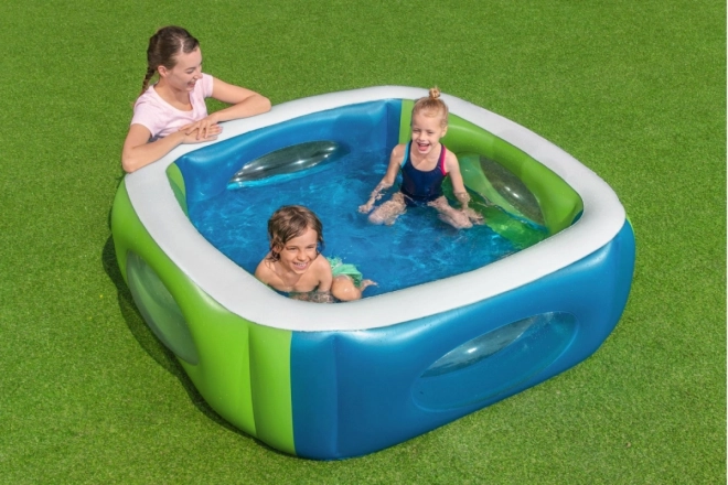 Piscina gonfiabile per bambini con finestre panoramiche