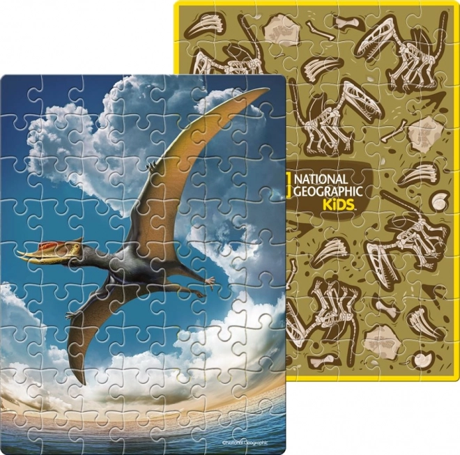 CubicFun Puzzle Doppio Lato Pterosauro