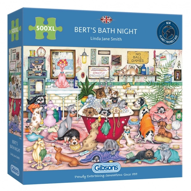 Puzzle Bert il Bagno Serale XL 500 Pezzi