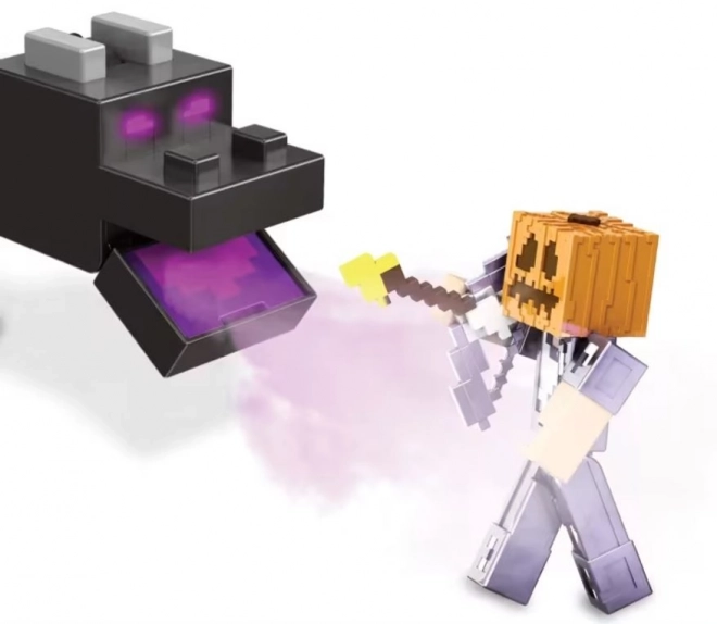 Set di figure Minecraft Drago dell'End 15° Anniversario