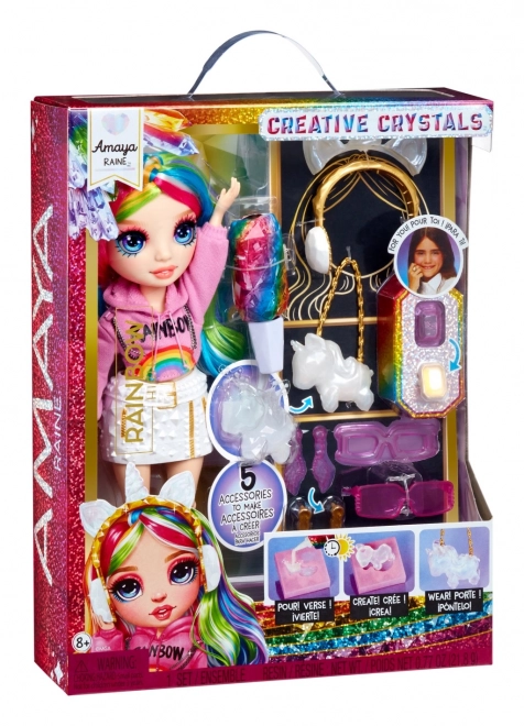 Rainbow High cristalli creativi bambola - Amaya Raine