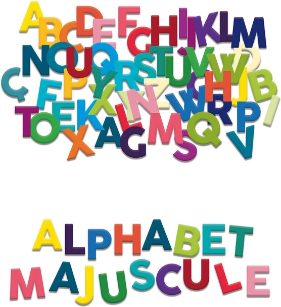 Vilac Alfabeto Magnetico in Legno Lettere Maiuscole