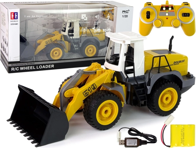 Pala caricatrice telecomandata R/C 1:20 con braccio sollevabile
