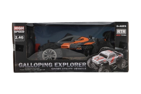 Auto RC Buggy a velocità 2,4 GHz plastica 25 cm arancione